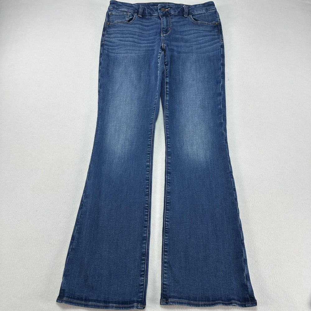 American Eagle Jeans Womens 10 Blue Curvy Kick Boot Stretch Bootcut Denim Casual